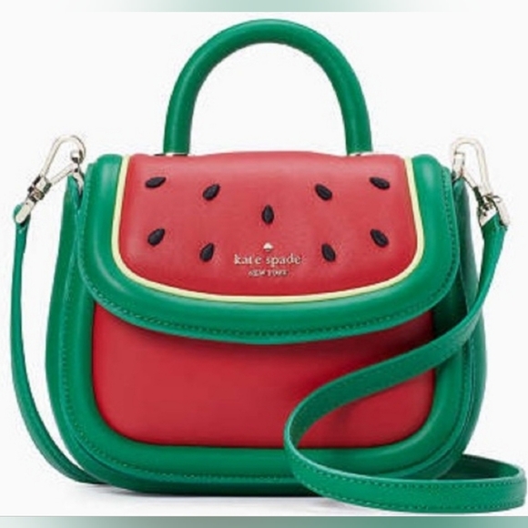 kate spade Handbags - RAFFLE GIVEAWAY:KATE SPADE:Kate Spade Puffy Watermelon Top Handle Crossbody NWT